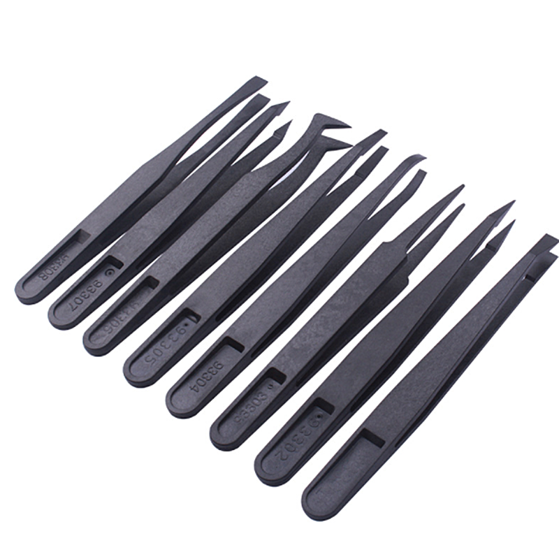 Antistatic plastic tweezers